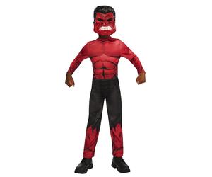 Rubie's Disfraz oficial de Marvel Red Hulk para niños