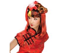 Rubie's Dragon Lady Red & Black Costume Wig