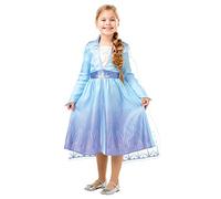 Rubie's Elsa Frozen2, Travel Classic Bambine E Ragazze, Azzurro, M 5-6 anni