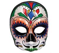 Rubies Generique - Mezza Maschera Teschio Dia de Los murtos per Adulto