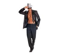 Rubie's - Giacca deluxe da uomo con paillettes