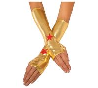 Rubie's guanti metallizzati ufficiali per adulto da Wonder Woman