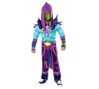 MOTU - KIDS SKELETOR DLX - FANCY DRESS COSTUME (SIZE: 7-8) Unisex Costumes NUOVO