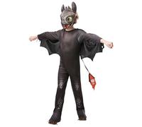 Rubie's How To Train Your Dragon Dragon 3641470 - Costume unisex per bambini, taglia M, colore: Nero