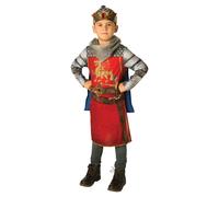 Rubies - i-630701l - Costume Re Arthur sublimazione - Taglia L 128 cm, 7-8 Anni