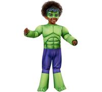 Rubie's II - Costumi - Marvel: Spidey e i suoi fantastici amici Hulk Costume Deluxe per bambini 2-3 anni