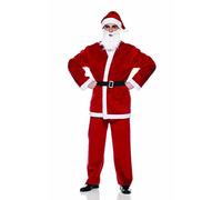 Rubie's IT00005 - Babbo Natale Peluche Costume, Adulto, Taglia Unica