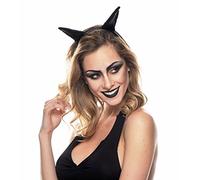 Rubie's IT10472 - Cerchietto Pipistrello Similpelle, Taglia Unica