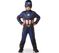 Rubie's- Captain America Costumi per Bambini, large, IT620678-L