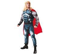 DELUXE THOR COSTUME - FANCY DRESS COSTUME (SIZE: XL) Unisex Costumes NUOVO
