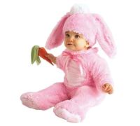 Rubie's Costume Coniglio Vestito bambina neonata Coniglietta bimba 1-2 anni