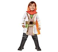 Rubies Costume Kai Brighstar Young Jedi Deluxe per ragazzi e ragazze, tuta con mantello, cintura e guanti, ufficiale Young Jedi Lucas Film per Carnevale, Natale, Compleanno