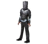 Rubies-Luxe i-640909 m Black Panther Costume, Ragazzo, taglia M, 5 - 6 anni