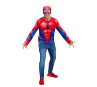 Rubies Maglietta ufficiale Spider-Man, costume da adulto, taglia M-L