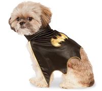 Rubie's, mantello unisex per adulti, DC Comics, Batgirl, per feste, nero, collo a S, circonferenza 44 cm, schiena 44