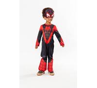 RUBIES Marvel Official SPIDER-MAN Costume classico Spinn Miles Morales per bambini, taglia 3-4 anni, Spidey e i suoi amici, costume con tuta e maschera, per Halloween, carnevale
