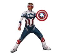 Rubie's Marvel: The Falcon And The Winter Soldier Captain America Deluxe Costume Costume Bambini e ragazzi