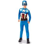 Rubies Marvel ufficiale - Costume da supereroe per bambini, ingresso di gamma, taglia 3-10 anni a scelta, costume con tuta Hulk, Spiderman, Capitan America, Iron Man, Thor