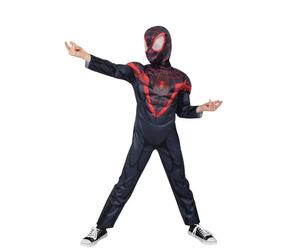 RUBIES - Marvel ufficiale - Costume di lusso Spider-Man Miles Morales per bambini - Spiderverse - Taglia 5-6 anni