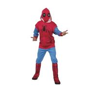 RUBIE'S Marvel Ufficiale SPIDER-MAN - Costume di lusso con felpa di design Spider-Man HomeComing per adulti, taglia STD, costume con tuta dolce e passamontagna Halloween