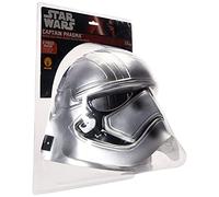 Rubies maschera ufficiale da capitano con casco Star Wars Phasma, costume per adulti, taglia unica per Halloween