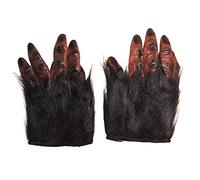 Marrone Monster Hairy Hands Artigli Costume Halloween