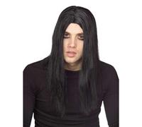 Rubies mens Evildoer Wig Party Supplies Black One Size US