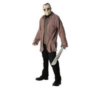 Rubies Men's Friday The 13th Jason Costume, Brown, Standard