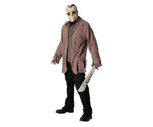 Rubies Men's Friday The 13th Jason Costume, Brown, Standard