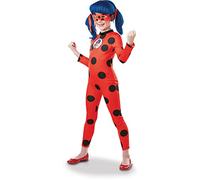 RUBIE'S MIRACULOUS - Costume ufficiale per bambini e adolescenti, super eroina Tikki Lady Bug, con maschera per carnevale, Halloween o regalo di Natale