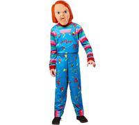 Rubies Costume ufficiale Chucky per bambini, taglia 7-8 anni