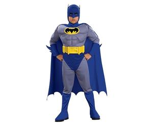 Rubie's Official DC Comics Batman Brave & The Bold Childs Deluxe Costume, Muscle Chest