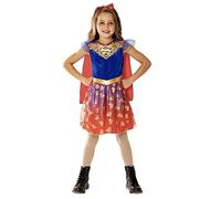 Rubie's Official DC Supergirl Deluxe Child Dress, Kids Superhero Fancy Dress 9-1