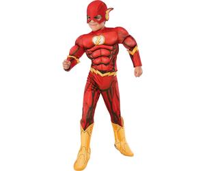 Rubie's Official DC Superhero The Flash Deluxe Child's Costume M Singolo