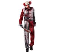 Rubie's Official Evil Clown Horror Halloween, Adult Costume - Standard Size STD