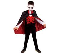 Rubies Costume Vampirello per ragazzi, Mantello e camicia stampata, Oficiale Rubies per halloween, carnevale e cumpleanno