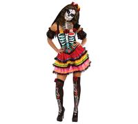 Rubie's Official Ladies Day of The Dead Senorita Skeleton Halloween, Adult Costu