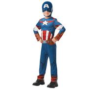 Rubie's Official Marvel Avengers Captain America Classic Childs Costume, Kids Su