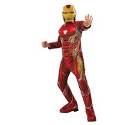 Rubie's Official Marvel Avengers Endgame Iron Man Deluxe Childs Unisex Costume, Kids Superhero Fancy Dress