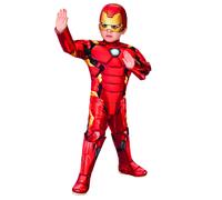 Rubies Official Marvel Avengers Iron Man Deluxe Toddler Costume, Kids Fancy Dres