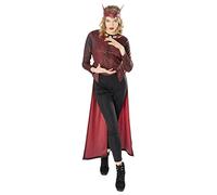 Rubies Costume Scarlett Witch Deluxe per donna, Top, pantaloni, mantello e accesori testa, Ufficiale Marvel Dr Strange in the Multiverse of Madness per Halloween, Carnevale e Natale