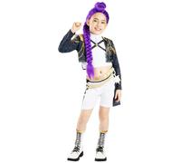 Rubies Official Netflix Demon Hunters Deluxe Rumi Costume Golden Child Siz