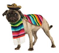 Rubie's Official Pet Dog Costume, Mexican Serape - Large