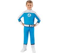 Rubies Human Torch Custom 110-116 Cm Blu Bambini