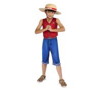 Scimmia D Rufy Costume Bambini Animazione Pirata Ufficiale Vestito Età 3-1
