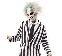 Rubies Parrucca Beetlejuice per adulti, uomo e donna, Accessorio, Complementi per costumi, Ufficiale Warner Bros Bitelchus per Halloween, Feste, Carnevale
