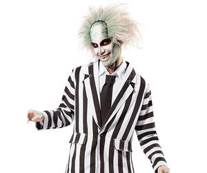 Rubies Parrucca Beetlejuice per adulti, uomo e donna, Accessorio, Complementi per costumi, Ufficiale Warner Bros Bitelchus per Halloween, Feste, Carnevale