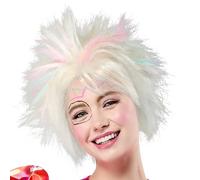 Rubies Parrucca corta da donna Barbie, bionda platino, per feste a tema e Halloween, taglia unica