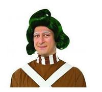 Rubie's - Parrucca da donna di Willy Wonka e The Chocolate Factory Oompa Loompa, come mostrato, taglia unica, Come mostrato, taglia unica
