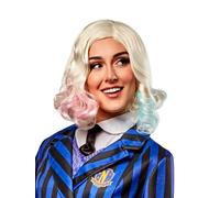 Rubies Parrucca da donna per costume da Mercoledì TV Show Enid per feste a tema e Halloween, come mostrato, taglia unica